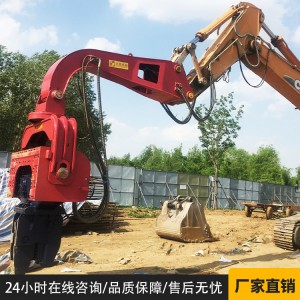 北奕创展水上打桩施工机械 生产打桩机的厂 挖掘机打光伏
